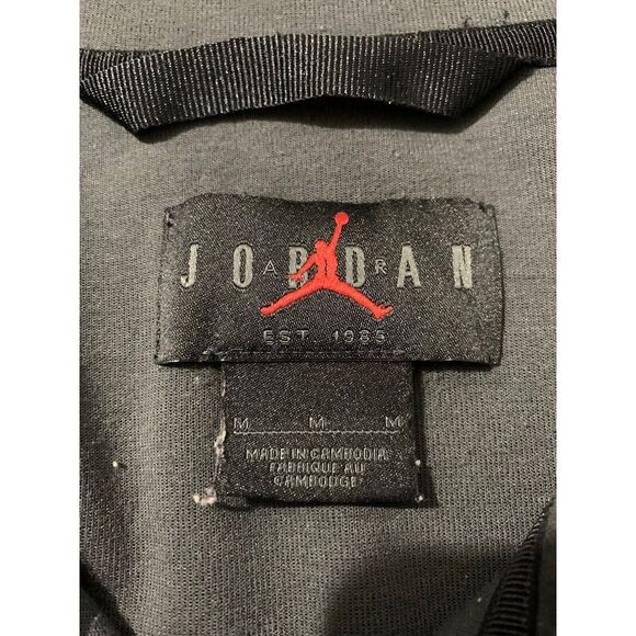 Y2K Nike Air Jordan Dri-Fit Air Fleece Full-Zip Hoodie DQ7870-066 Mens M Jumpman - Picture 12 of 14